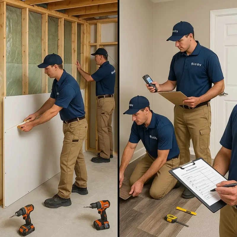 Repairs and Reconstruction process in Baker, LA